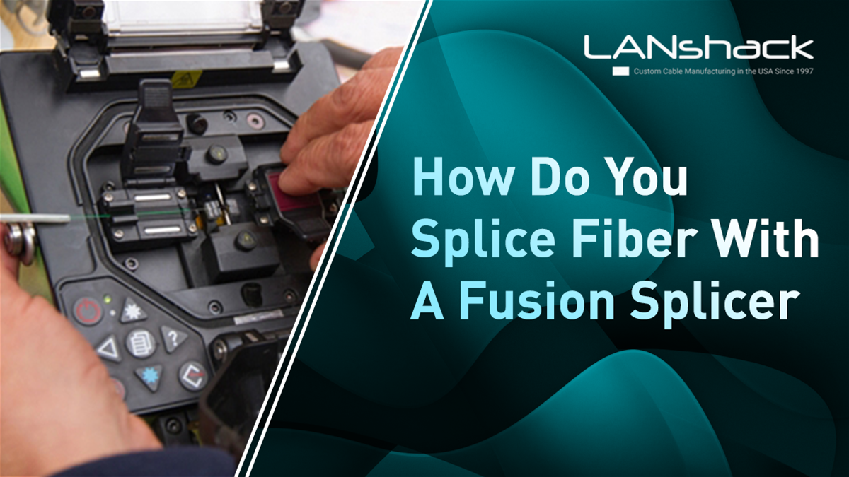 How to fusion splice fiber optic cable